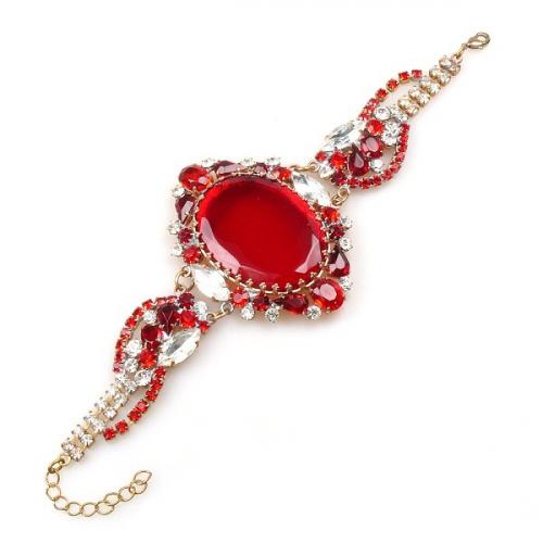  Moonlight Bracelet Clear Crystal-Red