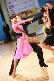 Платье для бальных танцев от ателье-студии PrimaStyle - Егорушкина Дарья. Финалистка и призер международных соревнований по бальным танцам.