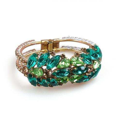  Spike Green - Clamper Bracelet