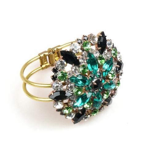  Aster Clamper Bracelet Green