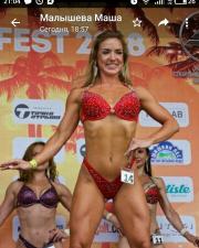 Купальник для фитнес-бикини от ателье-студии PrimaStyle - финалистка и призер крупнейших соревнований по фитнесу Малышева Мария